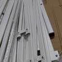 Best Price Mattress 18 Inch Metal Platform Bed Frame, Heavy Duty Steel Slats, White, Queen