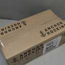 Anchor Hocking 12 Piece Glass Storage Containers with Lids (6 Glass Food Storage Containers & 6 Navy Blue SnugFit Lids)