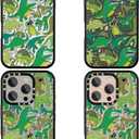 for iPhone 16 Pro Case TPU+PC Premium Painted Anti-Drop Phone Case Superior Shock Absorption Military-Grade Drop Protection Cute Cartoon Dinosaur Design Phone Case