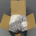 Bedsure Blanket Hoodie, Wearable Blanket Hoodie as Gifts for Mom, Birthday Gifts for Women Kids Teens Sherpa Sweatshirt, Concrete Grey, Standard