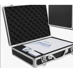 Starlink Mini Aluminum Hard Case,Waterproof Travel Portable Case fits Starlink Mini Dish Kit Perfectly Protection for Kickstand,Pipe Adapter,Cables,Power Supply&More-Dual Layer Shock,Thickened Corners