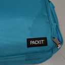 PackIt Freezable Classic Lunch Box, Teal, Built with ECOFREEZE Technology, Collapsible, Reusable, Zip Closure With Zip Front Pocket and Buckle Handle, Designed for Fresh Lunch On the Go