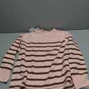 Oversized Sweaters for Women Roll High Neck Hem Long Sleeve Soft Chunky Cable Knit Striped Pullover Tops Outerwear L