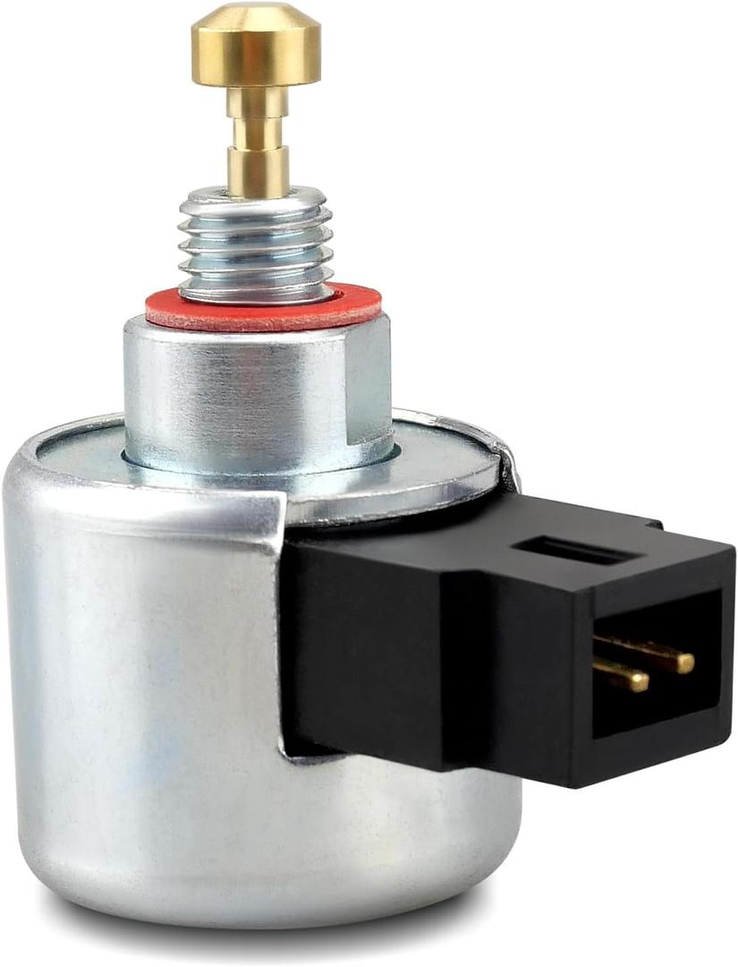 AUC13676 Fuel Solenoid Valve Fit for John Deere Tractor 107H 92H D125 E120 E130 E140 S120 S130 S140 X127 X135R X146R, Fit for John Deere Mower Z235 Z255 Z515E Z735E