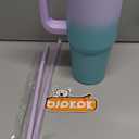 BJPKPK Tumbler With Handle 30 oz Stainless Steel Insulated Tumbler With Lid And Straw For Water Or Ice Coffee,Lavender Green