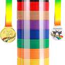 Tilhumt 9 Belts Karate Belt Display Rack, Freestanding Taekwondo Belt Display Holder, Cylindrical Martial Arts Belt Organizer with Extendable Medal Hanger for Adults TKD, BJJ, Kungfu