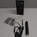 Aquasonic Black Series Ultra Whitening Toothbrush – ADA Accepted Electric Toothbrush- 8 Brush Heads & Travel Case – 40,000 VPM Electric Motor & Wireless Charging - 4 Modes w Smart Timer