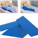 Fanwer Positioning Wedge Pillow for Side Sleeping (3 in 1), 40 Degree Triangle Bed Wedges & Body Positioners for Back Pain, Preventing Bedsores, After Surgery, Knees Elevated, Pregnancy (Blue)