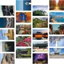 Vintage South Korea Landscape Postcards Pack 20pc/Set Postcards from Around the World Greeting Cards for Business World Travel Postcard for Mailing Decor Gift
