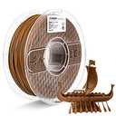 AMOLEN Wood 3D Printer Filament Dark Walnut 1.75mm +/-0.02mm PLA 3D Printing Filament pla Filament with Real Wood Fiber Texture Filament,1KG