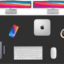 AFIING Large Desk Mat, 47" x 23.6", Black
