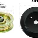 42" Deck Rebuild Kit for Husqvarna Craftsman LT1000 LT2000 with 2 Spindles 130794 532130794, 2 Blades 134149, Idler Pulley 131494, 95 1/2'' Belt 144959, Deck Rebuild Kit Fits for 134149 144959