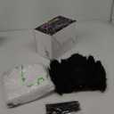 Land Guard 236'' Big Spider Web Halloween Decor+70'' Huge Spider for Roof with Triangular Big Web for on House Outside and Inside