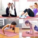 Gruper Yoga Mat Non Slip, Eco Friendly Fitness Exercise Mat with Carrying Strap,Pro Yoga Mats for Women, Workout Mats for Home, Pilates and Floor Exercises