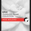 Americanflat 27x40 Movie Poster Frame with Polished Plexiglass - Black Picture Frame - Wide Photo Frames Made of Engineered Wood for Vertical or Horizontal Wall Display - Epic Collection - Black