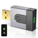 2-in-1 Mini Wireless CarPlay Adapter for Apple CarPlay & Android Auto,Upgrade Wired to Wireless, Fast Auto-Connect, Plug & Play (iOS 10+, Android 10+, 2016+ Cars)