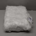 Christmas Tree Skirt 60 Inches, White Tree Skirts Xmas Faux Rabbit Fur Tree Skirts Christmas Decorations for Holiday Christmas Party Home Decorations