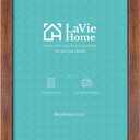 LaVie Home 14x22 Picture Frame Brown Poster Frame, Stable and Sturdy Frame and Polished Plexiglass, Horizontal and Vertical Format of The Walls 1 Pack