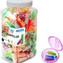 MOLDEX Soft Foam Earplugs Softies Ear Plugs for Sleeping, Snoring, Work, Travel, Shooting -33dB Highest NRR Made in USA (Bottle Pack, 60 Pairs)