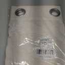 NICETOWN Natural 100% Blackout Linen Curtains 84 inch Long Burg for Living Room, 2 Panels, 52" Wide, Farmhouse Thick Completely Blackout Window Treatment Thermal Insulated Warm Drapes for Winter