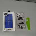 MOSNOVO Case for iPhone 15 Pro Max, [Buffertech 6.6ft Military-Grade Drop Protection] [Anti Peel Off Tech] Clear TPU Bumper Phone Case Cover Design - Hidden Black Cat