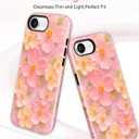 Jusy Magnetic Oil Painting Flower Floral Case for iPhone 12 Pro Max, Pink | Compatible with MagSafe, Cute Aesthetic Flower Design, TPU and PC Protective Phone Cover