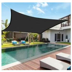 90% Shade Cloth for Garden, 10 x 20 FT 2025 New Update Sun Shade Netting, Design with Reinforcement Strips and Tie Rope, Tear Resistant Shade Cloth for Plants, Pool Cover, Patio