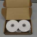 2 Rolls Mesh Burlap Wired Ribbon Open Weave Burlap Net Ribbon Fabric DIY Craft for Wrapping Bow Wreath Party DIY Crafts Home Decor(20 Yards x 2.5 Inch,5 Square Grids)