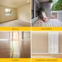 SIKA Sikaflex Construction Sealant, Tan 10.1 fl. oz, Polyurethane for Vertical & Overhead Joints, Ideal for Windows & Doors, Paintable & Stainable