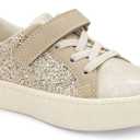Carter's Girls' Perrie Sneakers (9 Toddler, Gold)