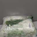 YFLIUBAI Artificial White Hydrangea Flowers with Leaves, 50 Pack, 6 Inch Silk Flower Heads, DIY Mother's Day Wedding Decor Set with 100 Leaves, 50 Stems