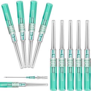 Catheter Piercing Needles - YONGDA 10Pcs 18G Catheter Needles Cateter Para Catheter Hollow Needles for Ear Nose Belly Cartilage Piercing Needles