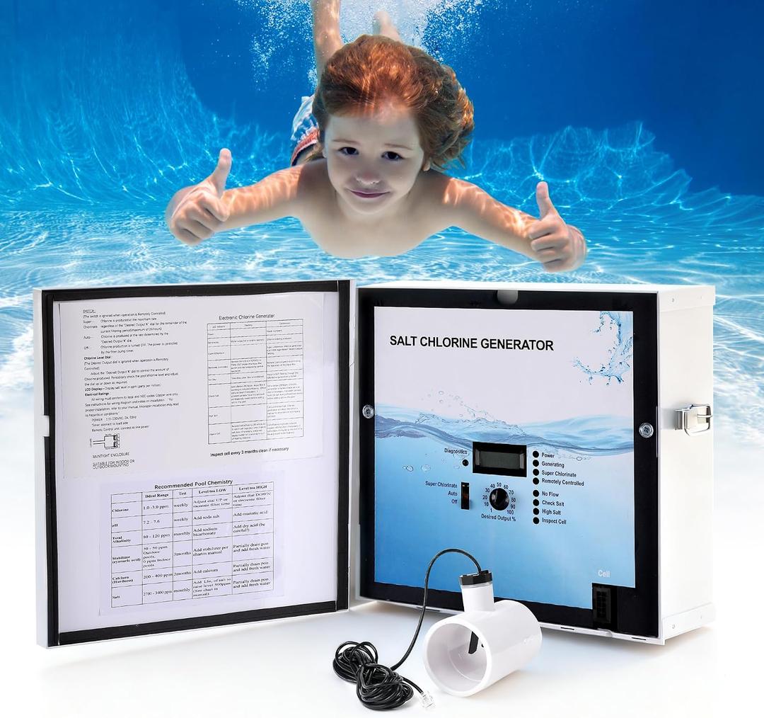 GLX-CTL-RITE Control Unit Replacement for Hayward AQR Goldline Aqua Rite, Electronic Salt Chlorine Generator, Compatible with T-Cell-3, T-Cell-9, T-Cell-15, Controller Panel Box