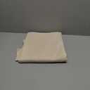 Hiasan Round Linen Tablecloth 80 Inch - Wrinkle and Stain Resistant Washable Polyester Fabric Table Cloth for Dining Room Kitchen Party, Champagne