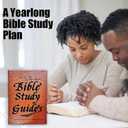 SDJTC 66-page Bible study guide with a PU leather cover, featuring daily scripture excerpts for prayer, reflection, and deepening of faith and knowledge