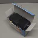 QUMY Dog Shoes for Large Dogs, Medium Dog Boots & Paw Protectors for Winter Snowy Day, Summer Hot Pavement, Water-Resistant in Rainy Weather, Outdoor Walking, Indoor Hardfloors Skid-Resistant Sole (Size 8: 3.0''x3.3"(W*L) (Pack of 4))