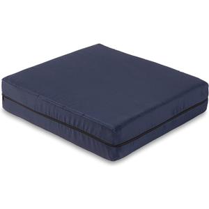DMI Seat and Chair Cushion for Office Chairs, Wheelchairs, Scooters, Kitchen Chairs or Car Seats, for Support and Height while Reducing Stress on Back, Tailbone or Sciatica, 4 in, 4 inch thick