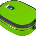 Raguso Thermal Food Box Container Green Insulated Food Container 1 Layer Insulation Box Stainless Steel Insulation Box Portable Lunch Containers for Home