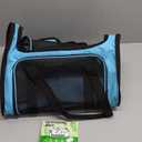 Top tasta Dog Cat Carrier Pet Carriers for Small Medium Large Cats Dogs Carrier Soft Sided Small Puppy Dog Carrier Portable Foldable Airline Approved Dog Cat Travel Carrier Blue Medium (18.0"L x 11.0"W x 11.0"H)