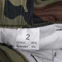 AKARMY Women's Cotton Casual Work Pants Camouflage Cargo Pants Parachute Pants for Women with Pockets (2,  Battlefield Camo)