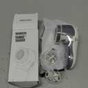 POPCHOSE Fabric Shaver, Lint Shaver for Clothing, Electric Lint Remover with 6-Leaf Blades, Sweater Shavers to Remove Pilling, Clothes Shaver for Couch, Furniture, Fuzz, Lint Ball, USB Rechargeable (Grayish White)