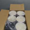 [85 SET]Harvest Pack 16 oz Disposable Coffee Cups, Insulated Ripple Double-Walled Paper Cups with Lids, Brown Geometric, Drinking Cups for Tea Hot Chocolate Drinks To go coffee cups