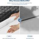 2 Pack Waterproof Mattress Protector, Full Size Mattress Pad with Deep Pocket 6"-15" Depth, Soft Breathable Dirt-Proof Single Bed Mattress Cover for Bedroom, Dorm Room (Gray)