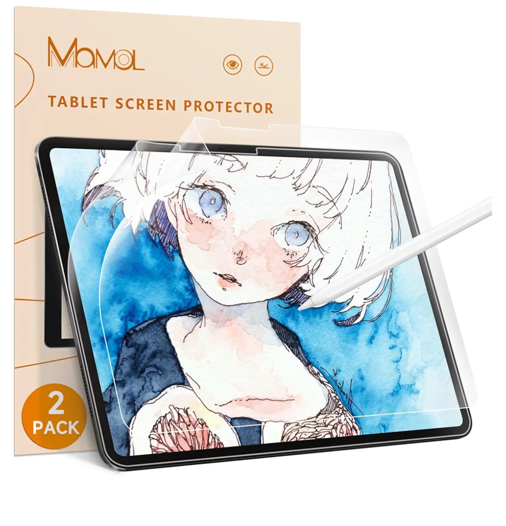 [2 Pack] Paper Screen Protector for iPad 10th generation (2022) / 11th generation (A16, 2025) & iPad Air 11 M3 2025 / M2 2024, Write and Draw Like on Real Paper/Matte/High Sensitive/Anti Glare