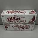 2 x Diet Dr Pepper Soda, 12 fl oz cans, pack of 12