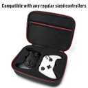 Younik Controller Carrying Travel Case, Protective Hard Case for 2 Universal Controllers, Compatible with P5, P4, X-box 1, Switch Pro, Black