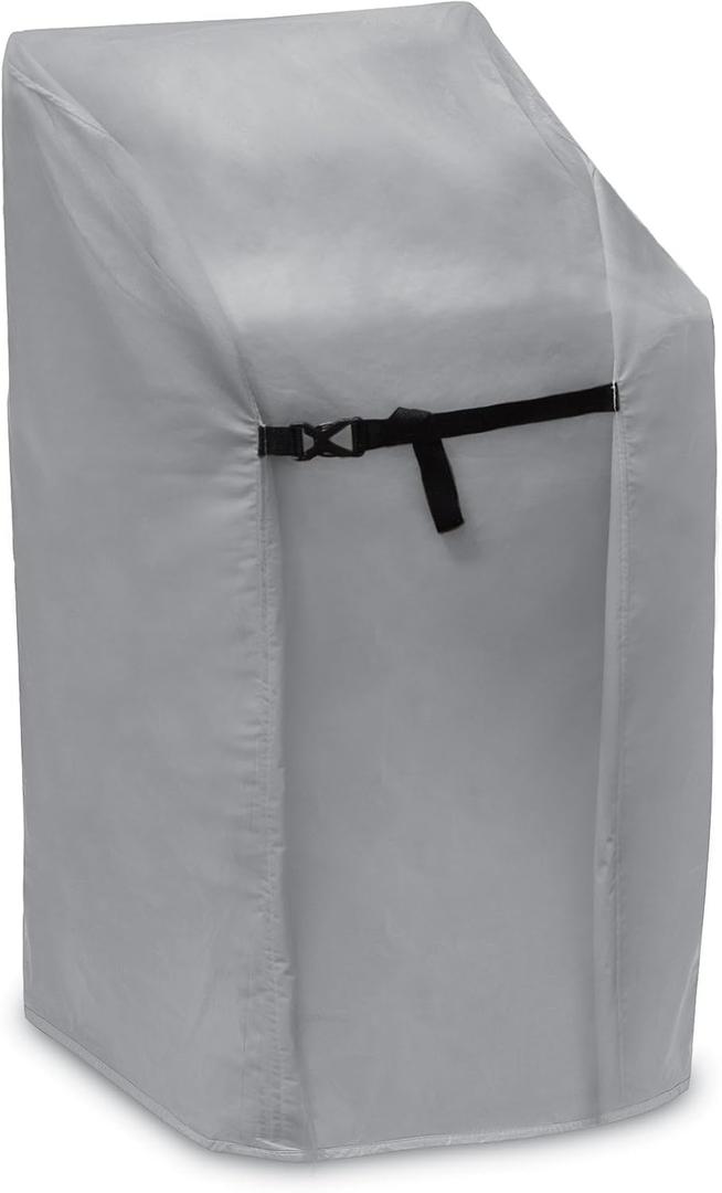 Protective Covers 1163 Stacking Patio Chair Cover, 28.5" L X 35.5" W X 46" H, Gray