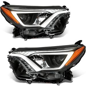 811500R080 811100R080 Left & Right Headlights Assembly Headlamps Replacement for Rav 4 2016 2017 2018 Driver & Passenger Side