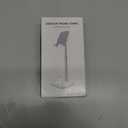 Cell Phone Stand, Adjustable Height Phone Stand for Desk, Eye Level Desktop Phone Holder Compatible with iPhone, Pro Max, Samsung, and All Mobile Phones up to 10'' (Black)