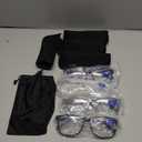 1.0 Blue Light Blocking Reading Glasses Men Large Wide Oversized Square Computer Readers Glasses for Big Head/Large Face
